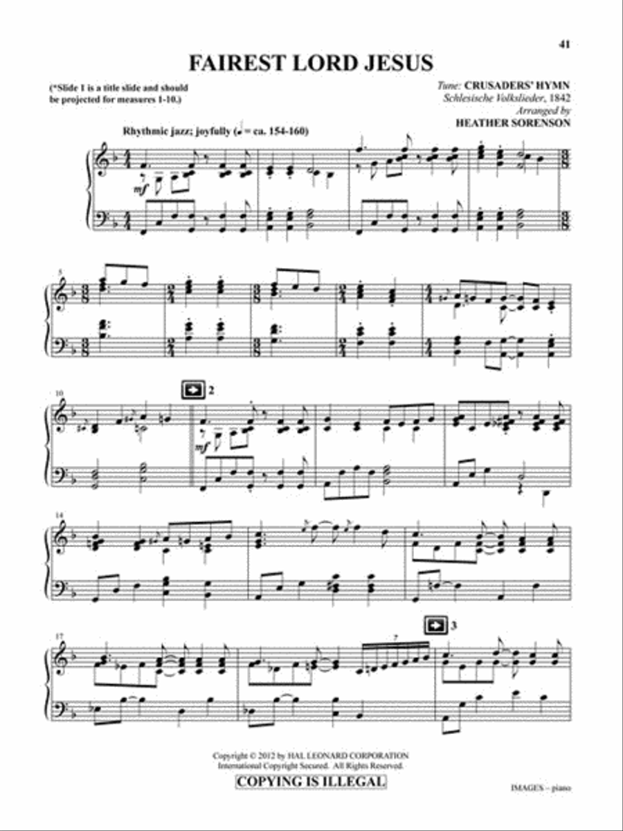 Images Piano Solo scores gallery preview page 5