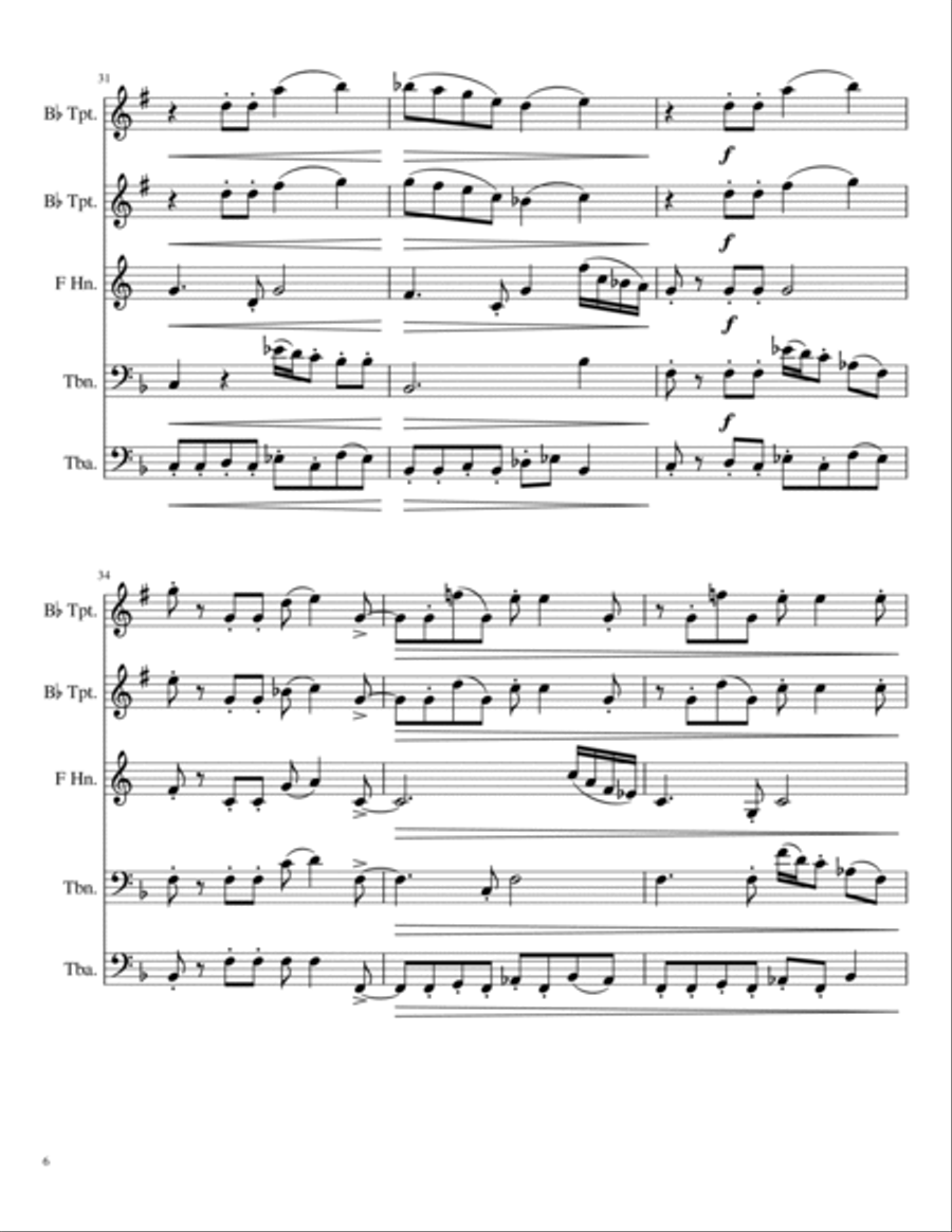 Watermelon Man Horn scores gallery preview page 6
