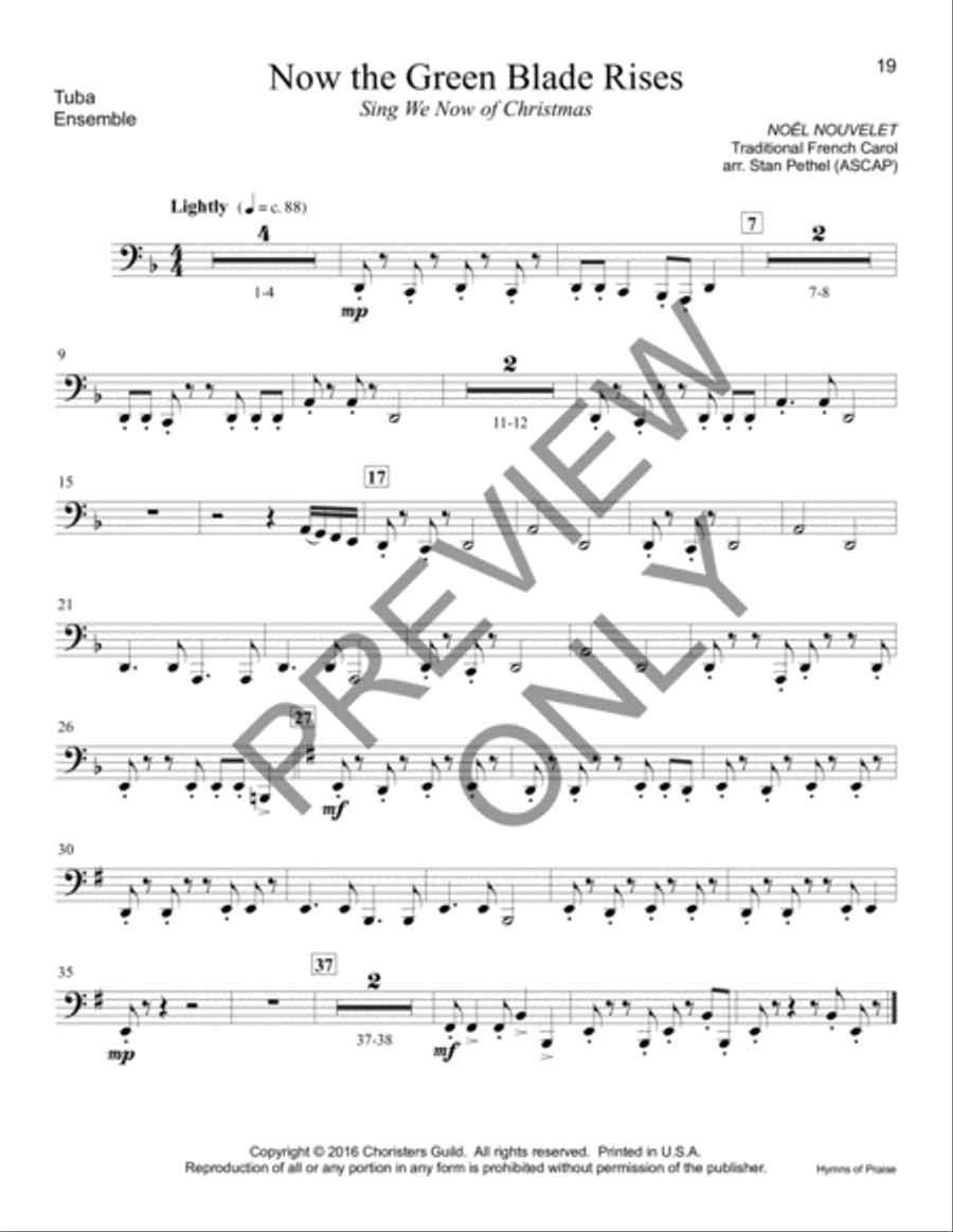 Hymns of Praise - Tuba Tuba scores gallery preview page 3
