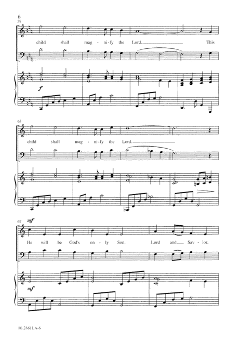 Song of Mary and Joseph Song of Mary and Joseph 3-Part scores gallery preview page 6