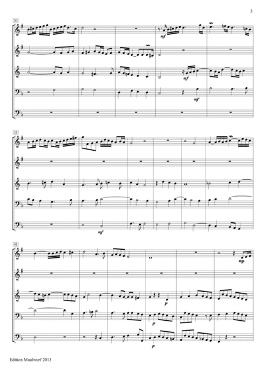 Komm Heiliger Geist Komm Heiliger Geist Brass Quintet scores gallery preview page 3