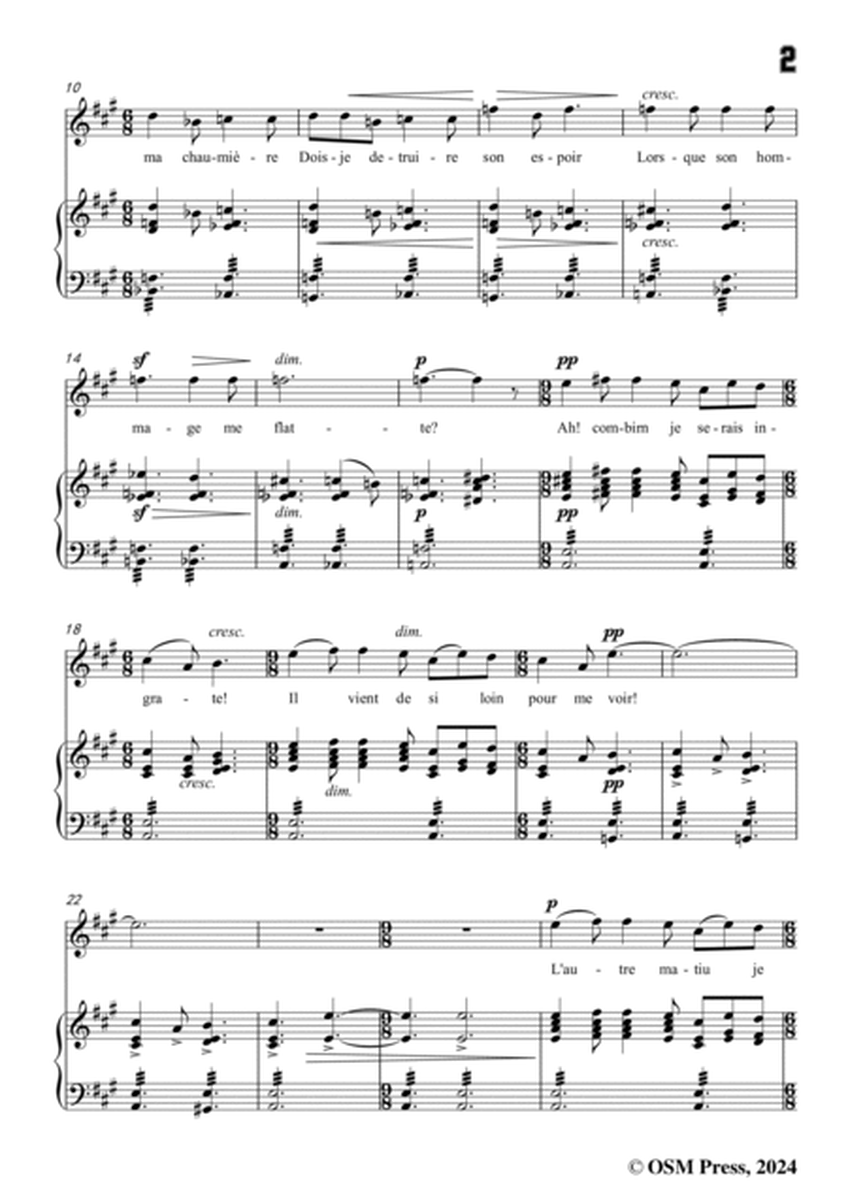 B. Godard-Mon ami,Op.7 No.7,from '12 Morceaux pour chant et piano,Op.7',in A Major