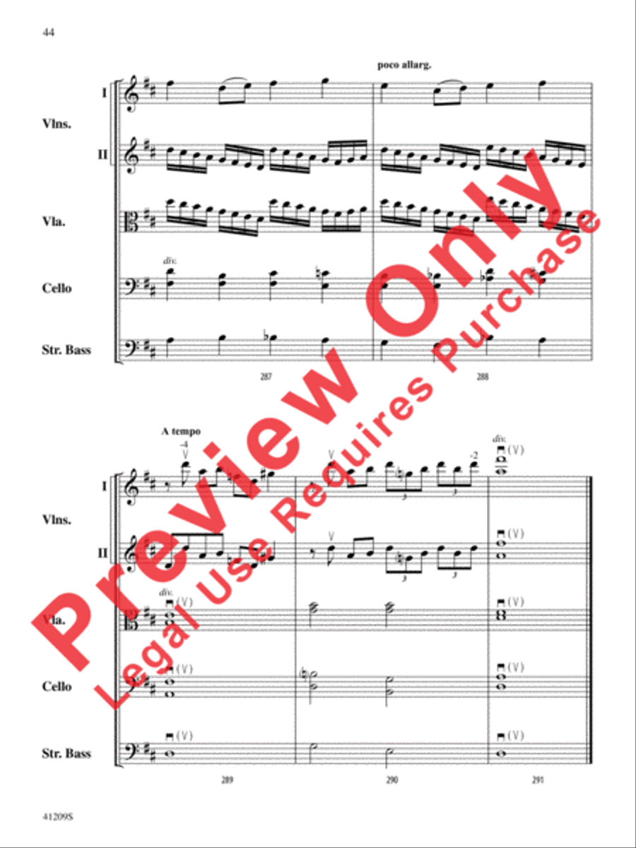 The Wizard of Oz String Orchestra scores gallery preview page 45
