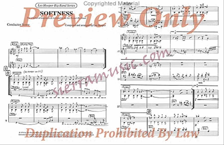 Softness Big Band scores gallery preview page 2