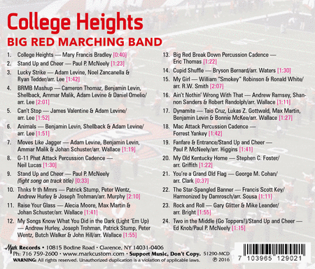College Heights - Big Red Marching Band