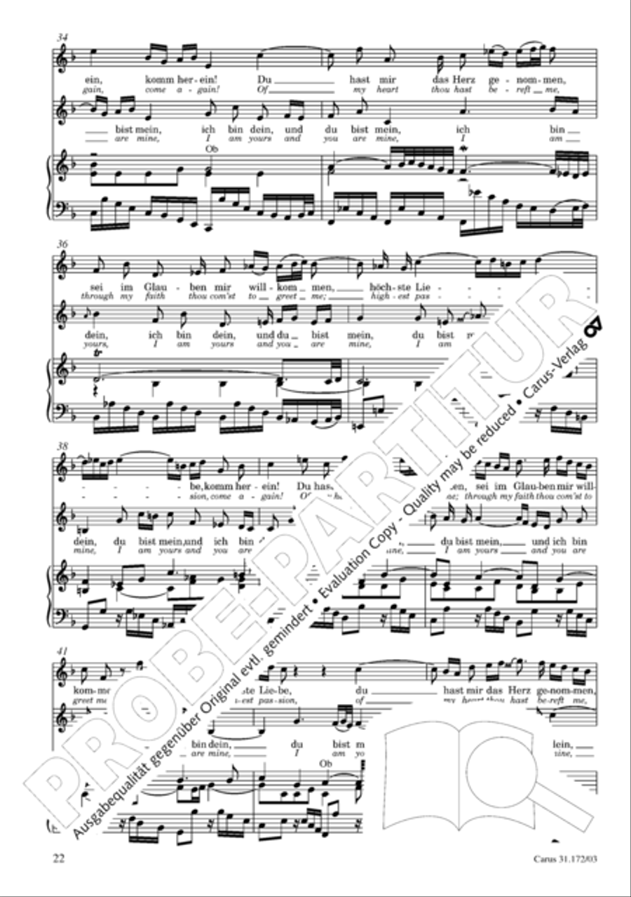 Sound forth, now with singing (Erschallet, ihr Lieder) 4-Part scores gallery preview page 23