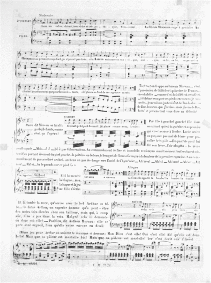 Parodie De Lucie Voice scores gallery preview page 4