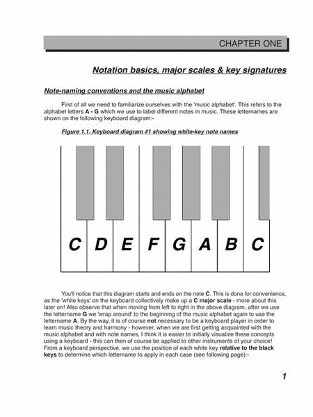 Contemporary Music Theory – Level One