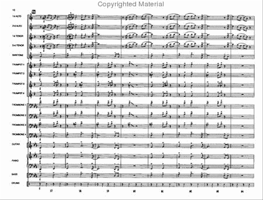 Chasin' Bill Jazz Ensemble scores gallery preview page 9