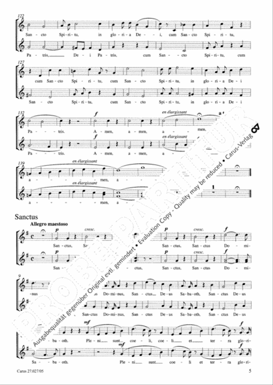 Messe breve SA scores gallery preview page 6