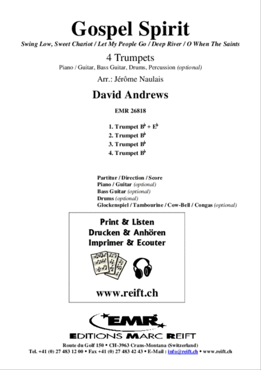 Gospel Spirit Trumpet scores gallery preview page 2
