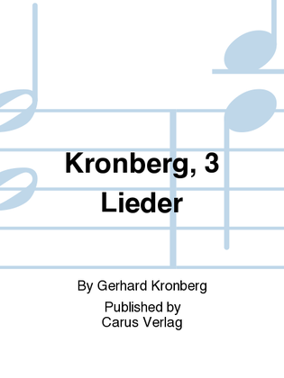 Kronberg, 3 Lieder