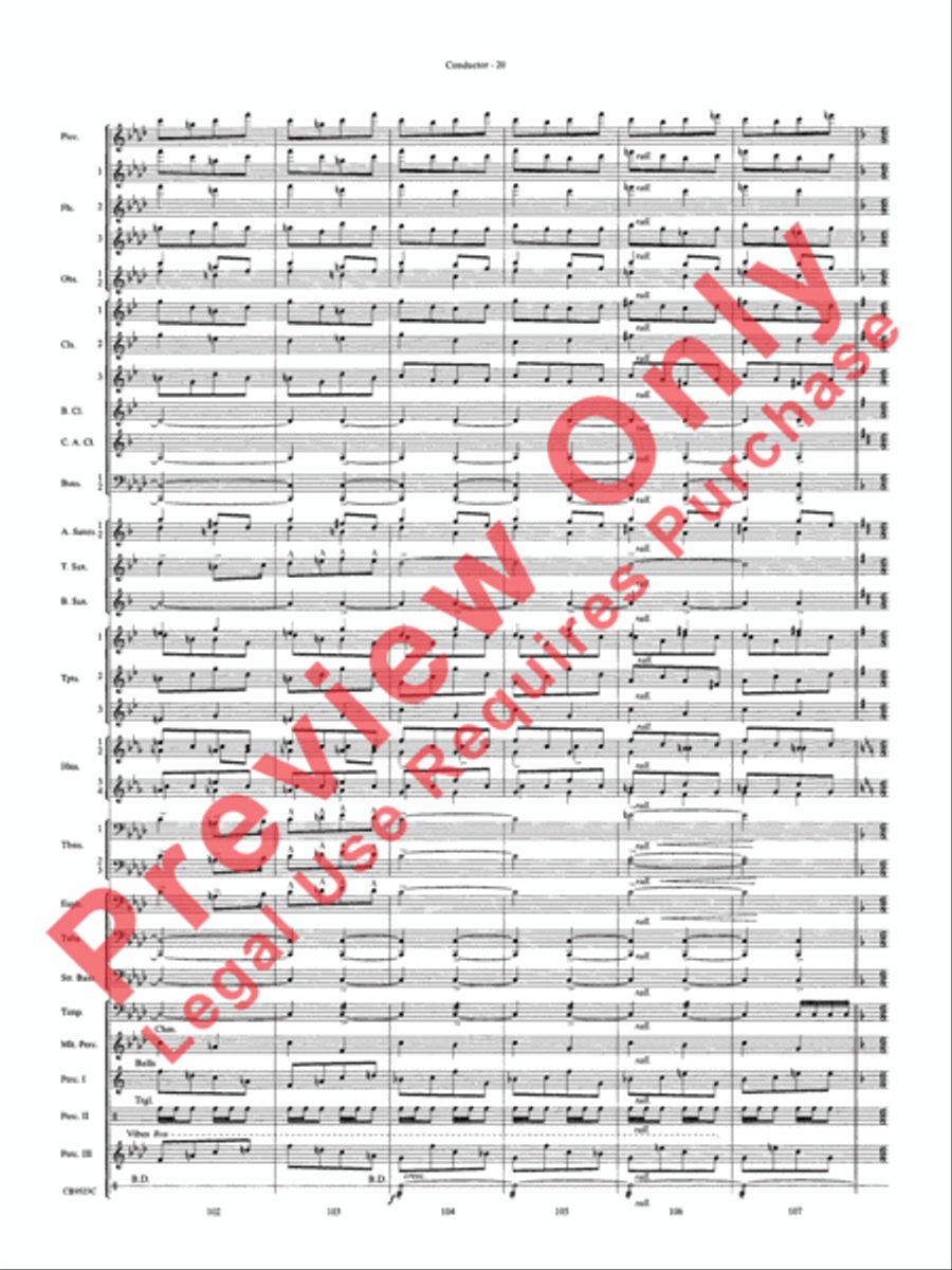 The Wizard of Oz Concert Band scores gallery preview page 23
