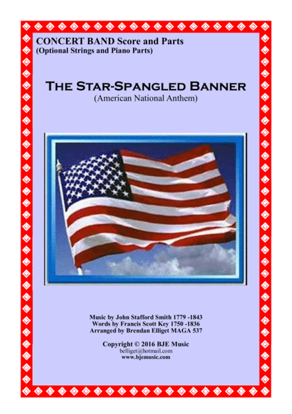 The Star-Spangled Banner - Concert Band with Strings Score and Parts PDF image number null