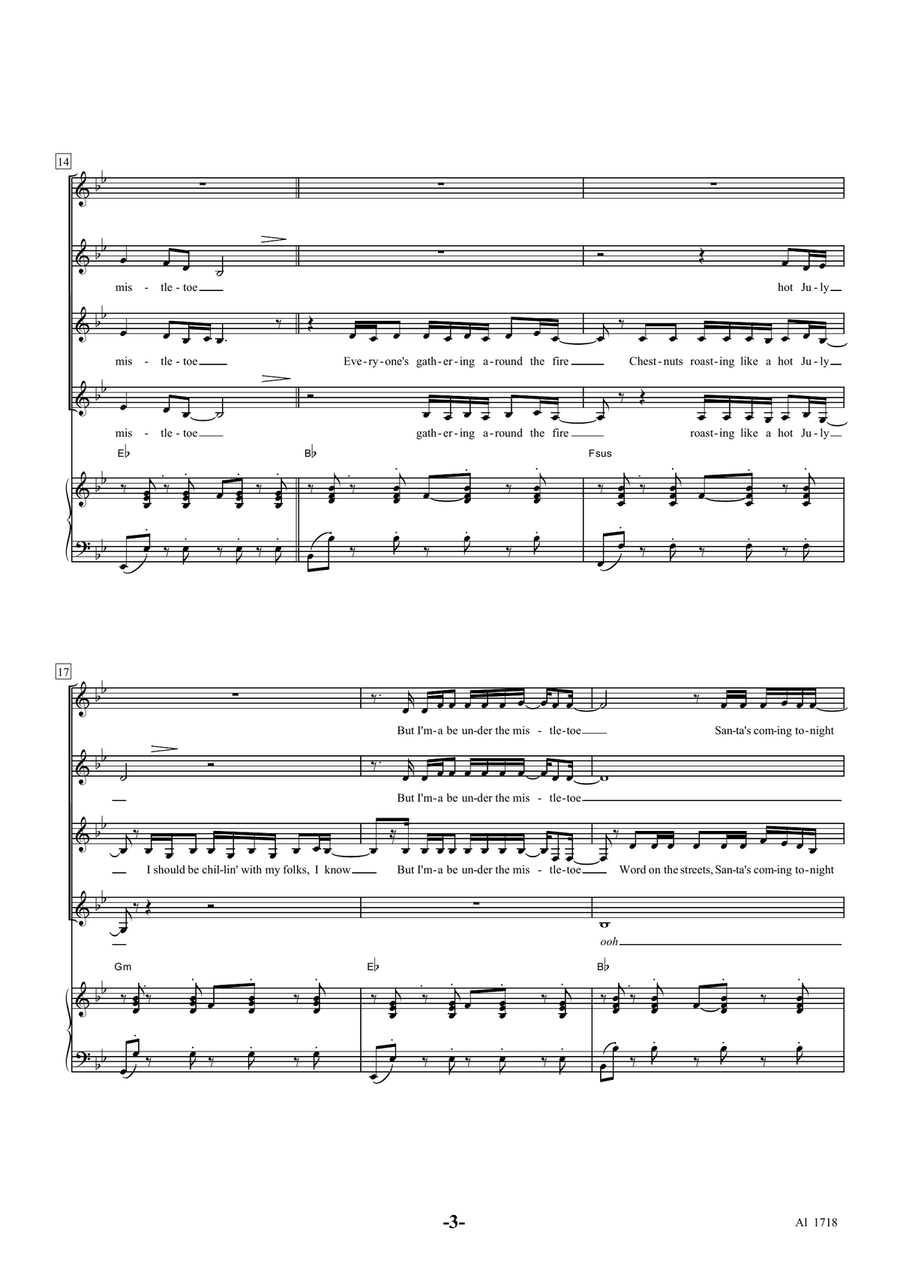 Mistletoe Mistletoe SSAA scores gallery preview page 3