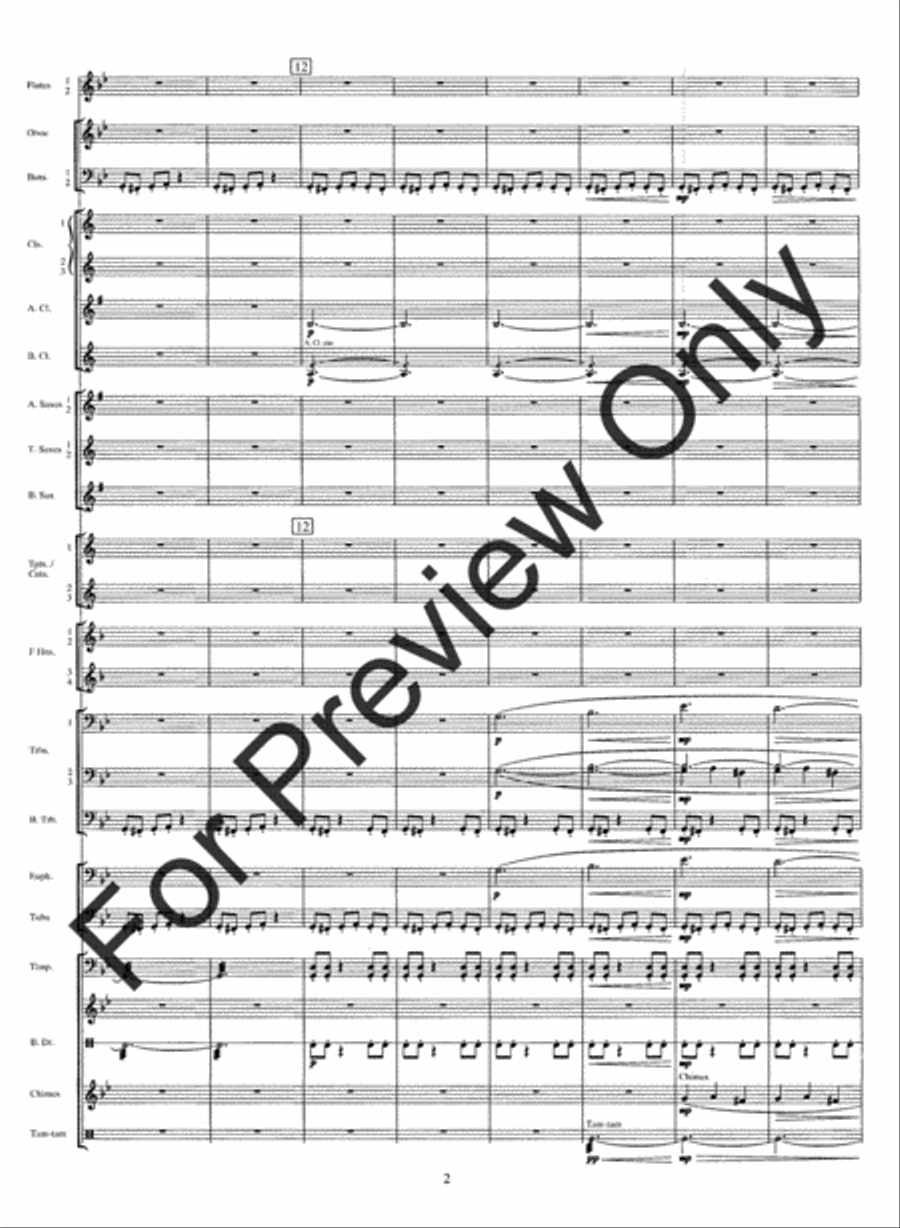From The Summit (Score) Concert Band scores gallery preview page 5