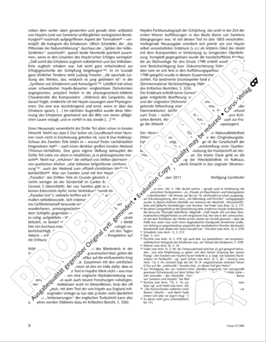 The Creation (Die Schopfung) 4-Part scores gallery preview page 11