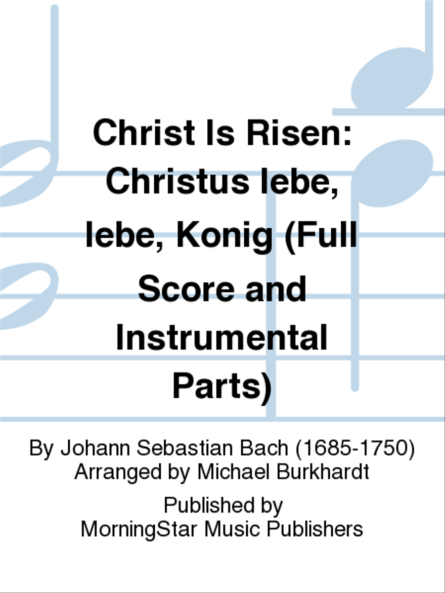 Christ Is Risen/Christus lebe, lebe, König (Full Score) Choir scores gallery preview page 1