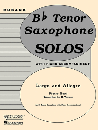 Book cover for Largo and Allegro