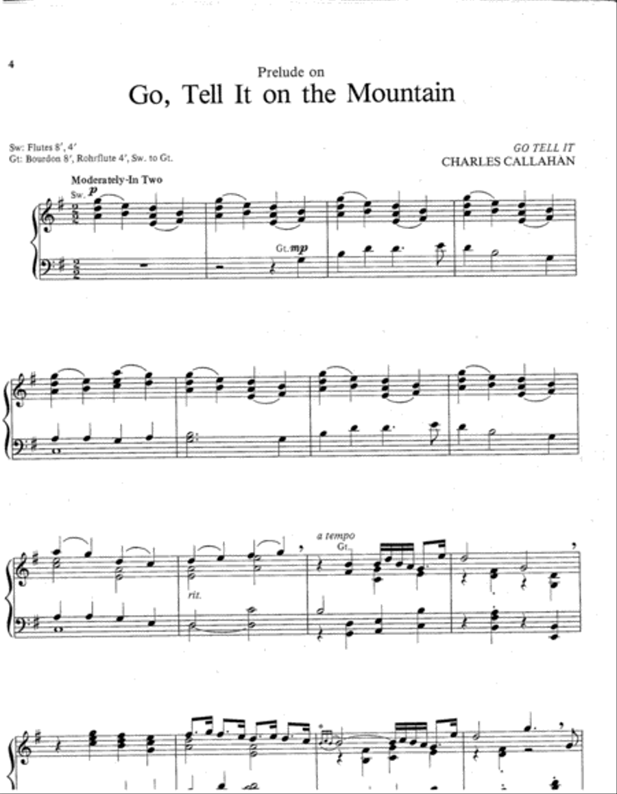 Spirituals for Keyboard Organ scores gallery preview page 3