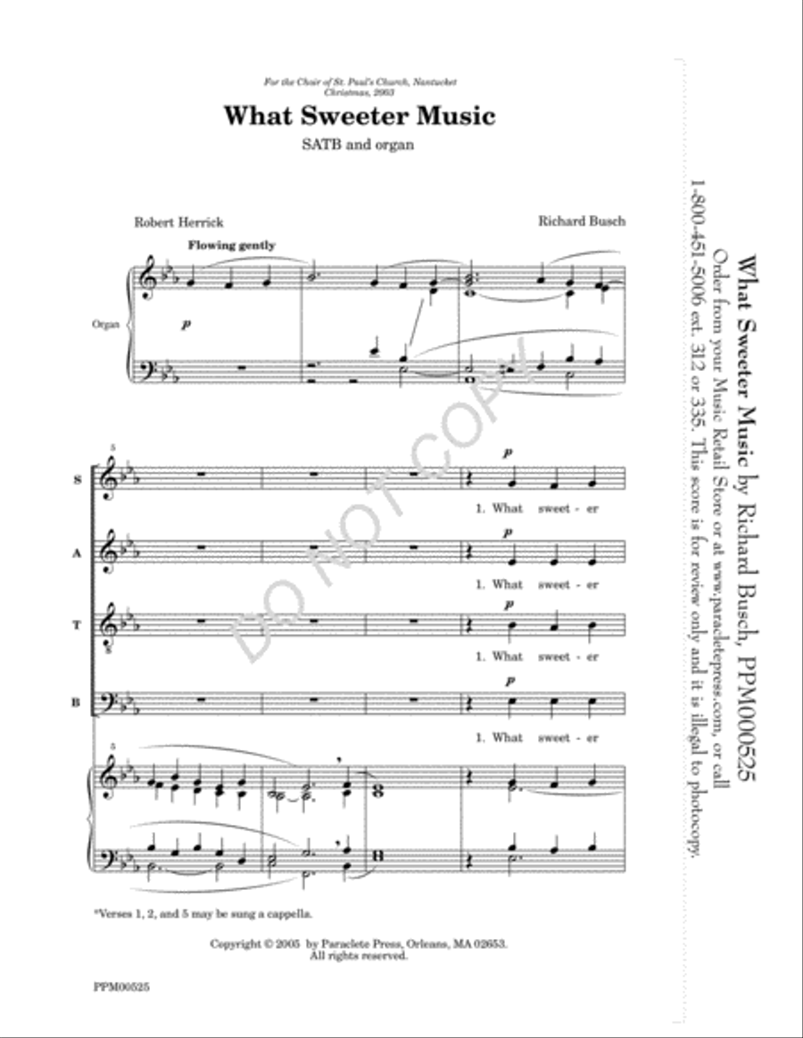 What Sweeter Music 4-Part scores gallery preview page 2