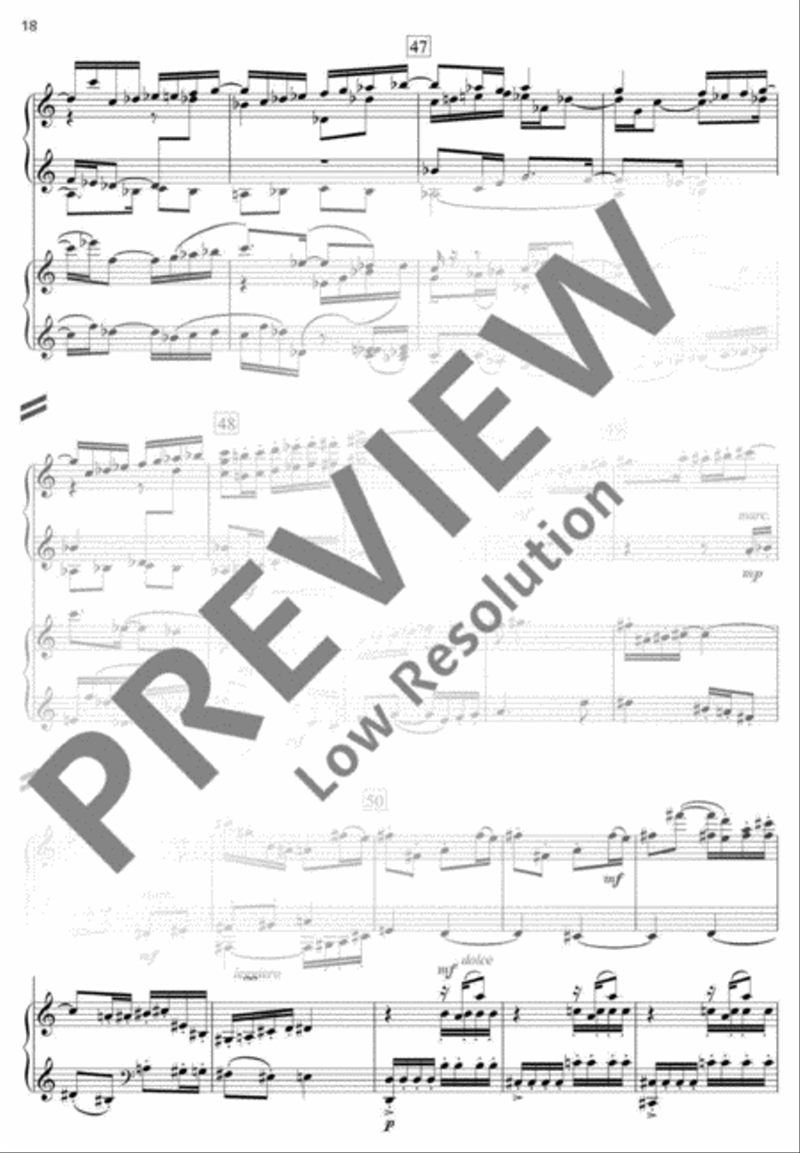 Symphony in Three Movements Piano scores gallery preview page 19