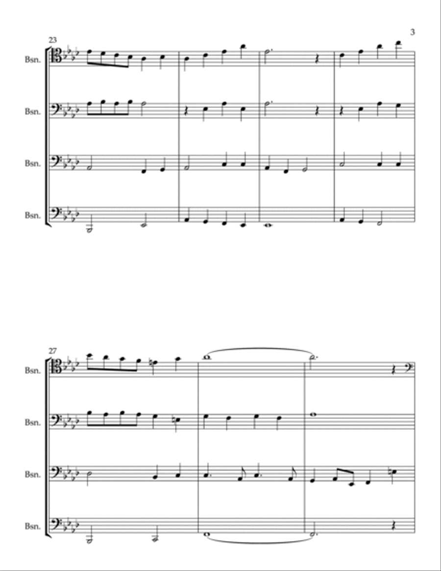 Have Yourself A Merry Little Christmas Woodwind Ensemble scores gallery preview page 5