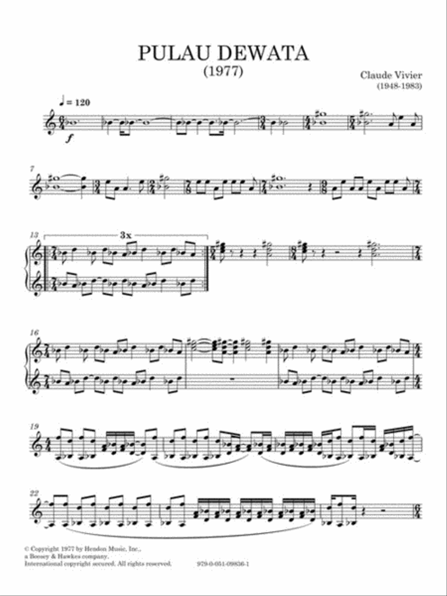 Pulau Dewata Piano scores gallery preview page 4