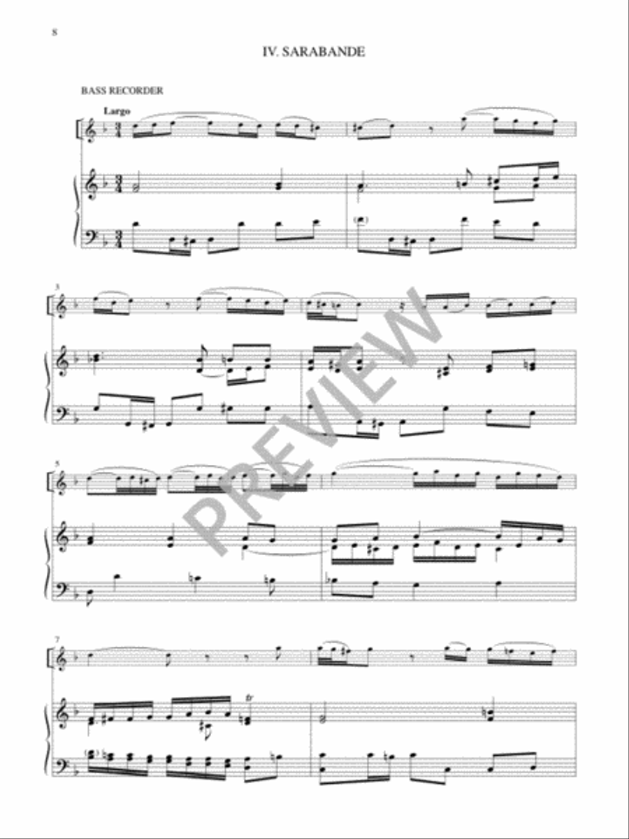 Variations on The Coventry Carol Flute scores gallery preview page 10