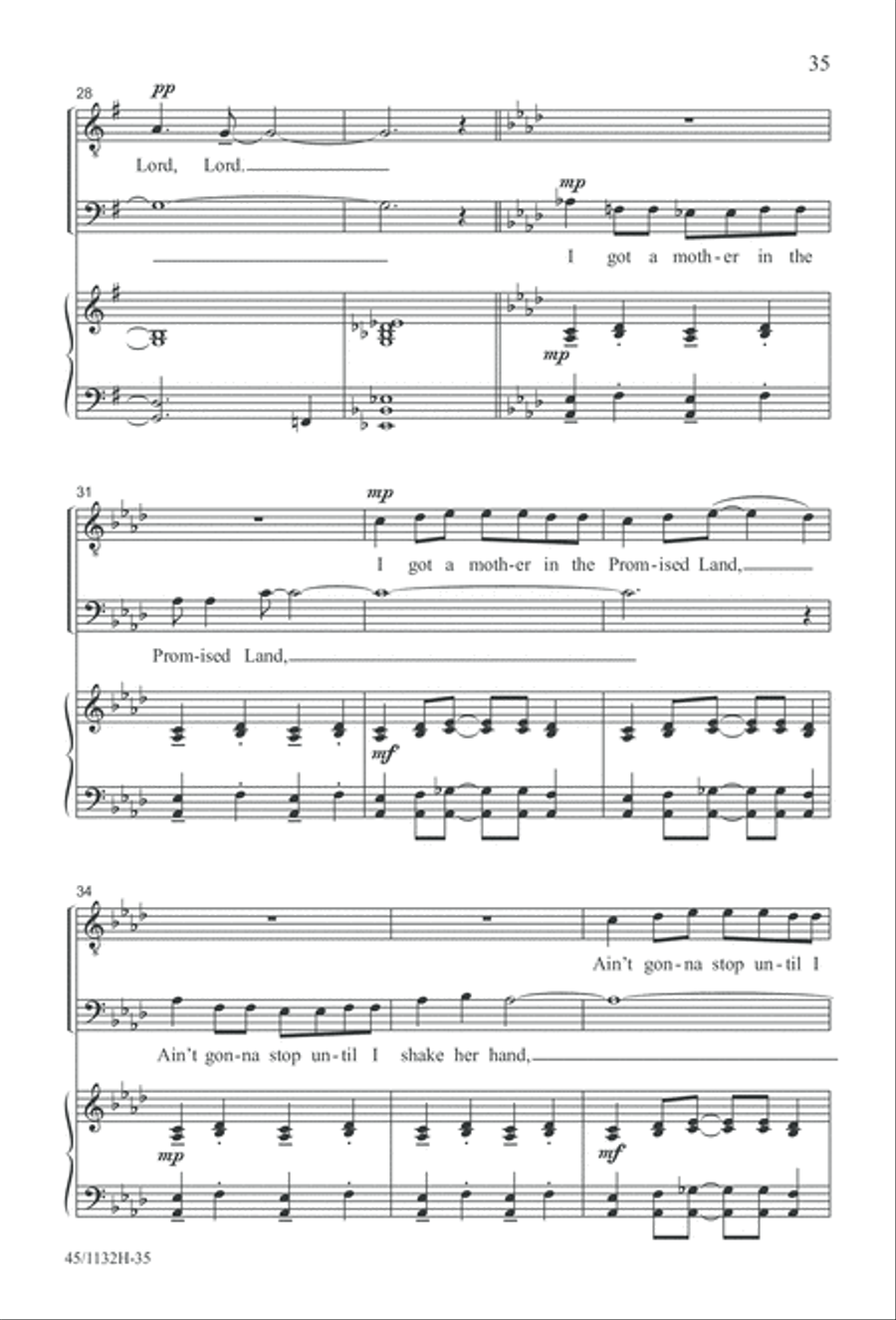 Singable Solutions for TB Choirs TB scores gallery preview page 35
