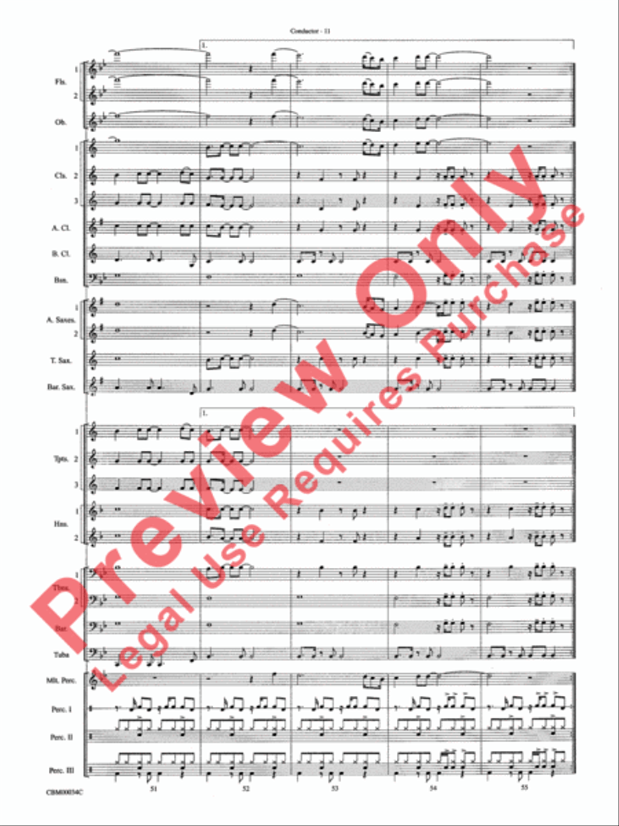 Dancing Queen Concert Band scores gallery preview page 14