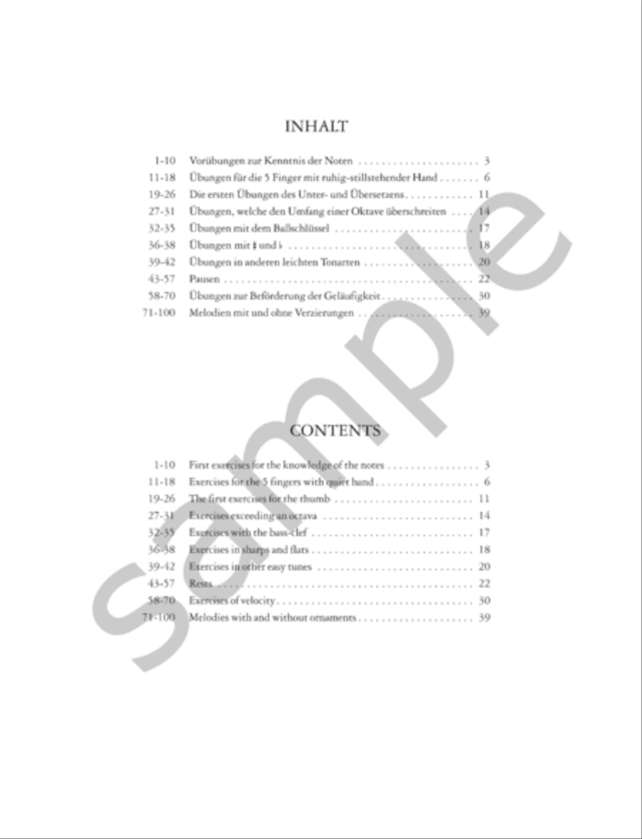 First Tutor Op. 599 for Piano Piano scores gallery preview page 6