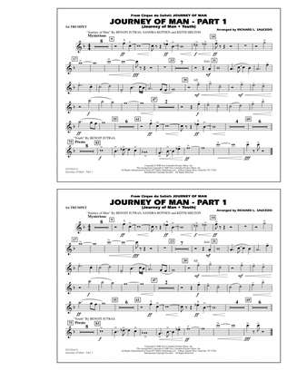 Journey of Man - Part 1 (Journey of Man: Youth) - 1st Bb Trumpet