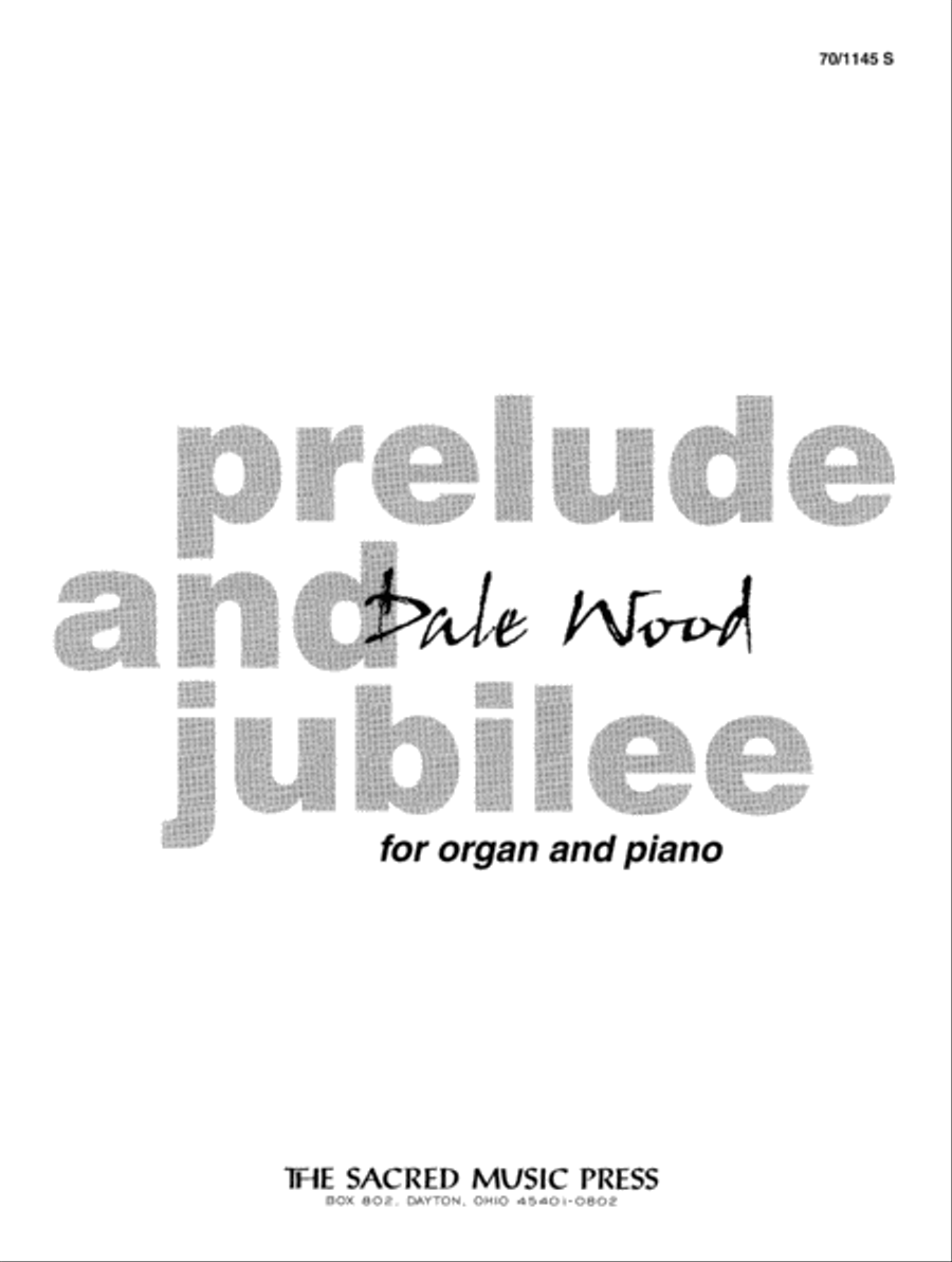Prelude and Jubilee Organ scores gallery preview page 1