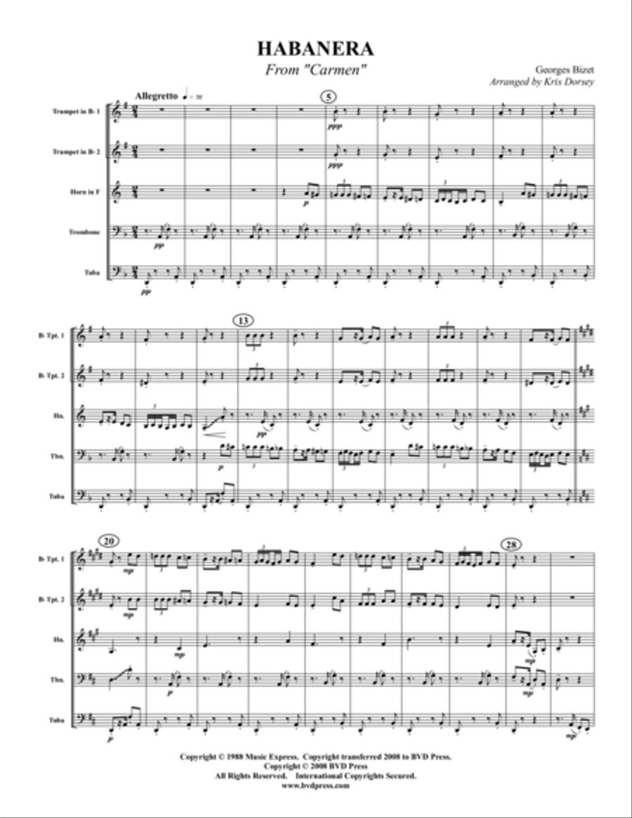 Habanera from 