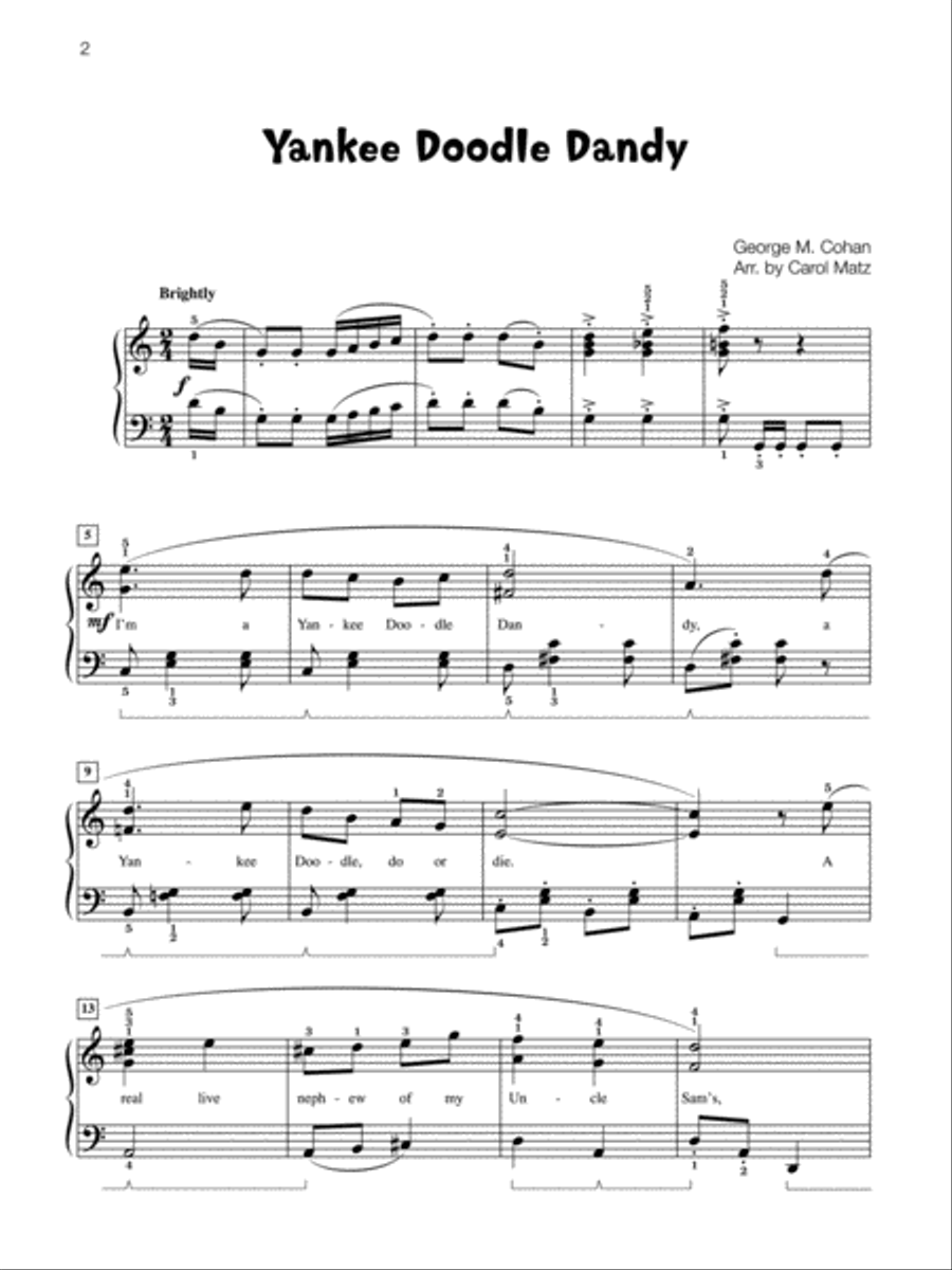 Famous & Fun Favorites, Book 5: 16 Appealing Piano Arrangements Piano Method scores gallery preview page 2