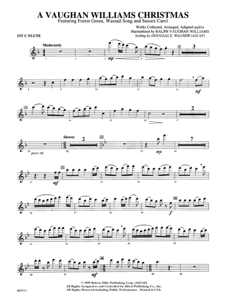 A Vaughan Williams Christmas: Flute