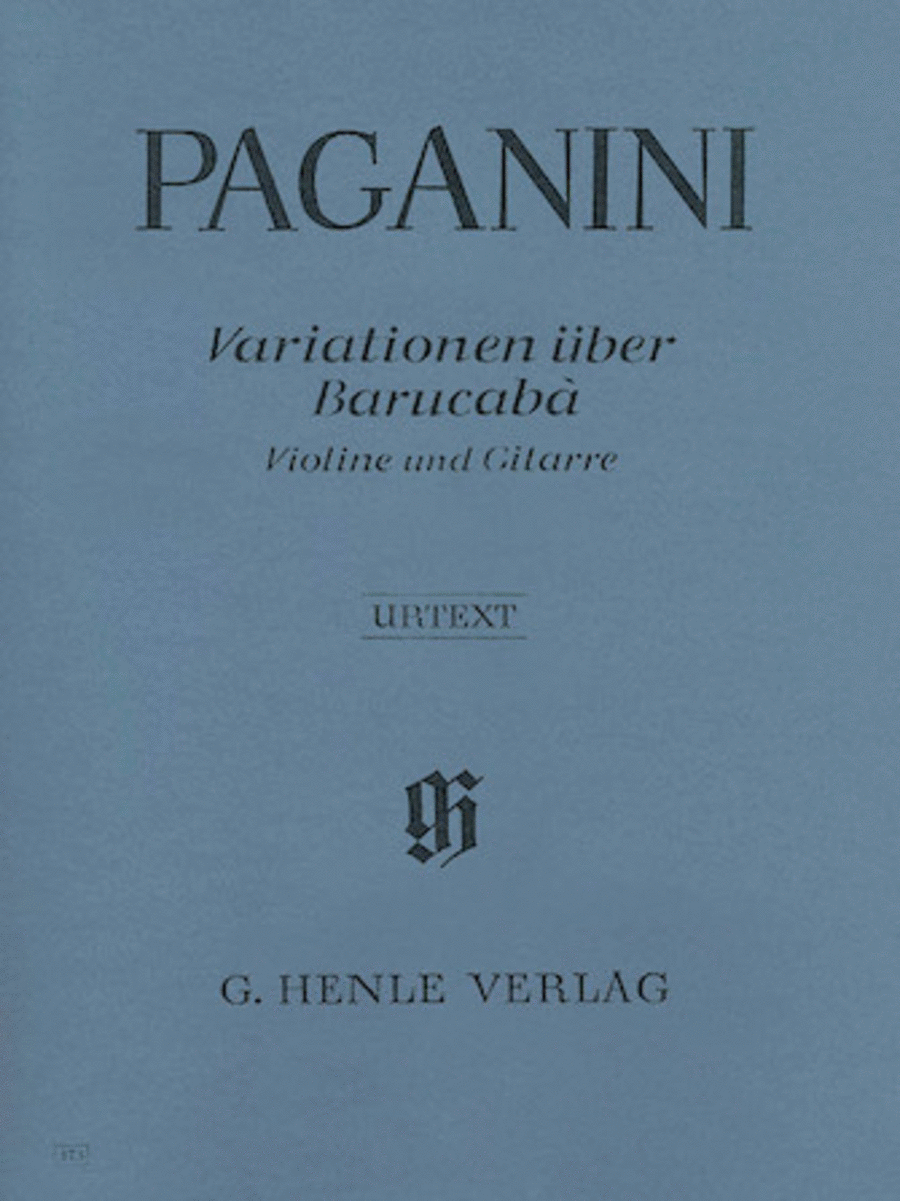 60 Variations on Barucabá for Violin and Guitar Op. 14 Violin scores gallery preview page 1