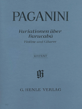 Book cover for 60 Variations on Barucabá for Violin and Guitar Op. 14