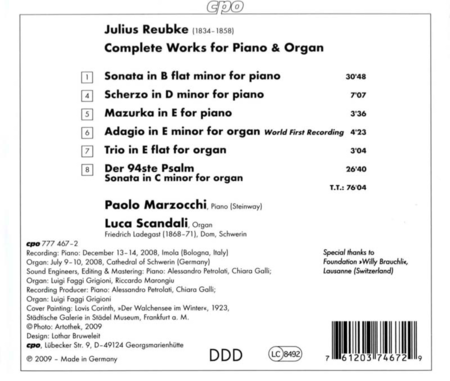 Complete Works for Piano & Organ