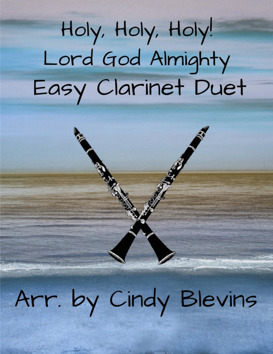 Holy, Holy, Holy, Easy Clarinet Duet Clarinet Duet scores gallery preview page 1