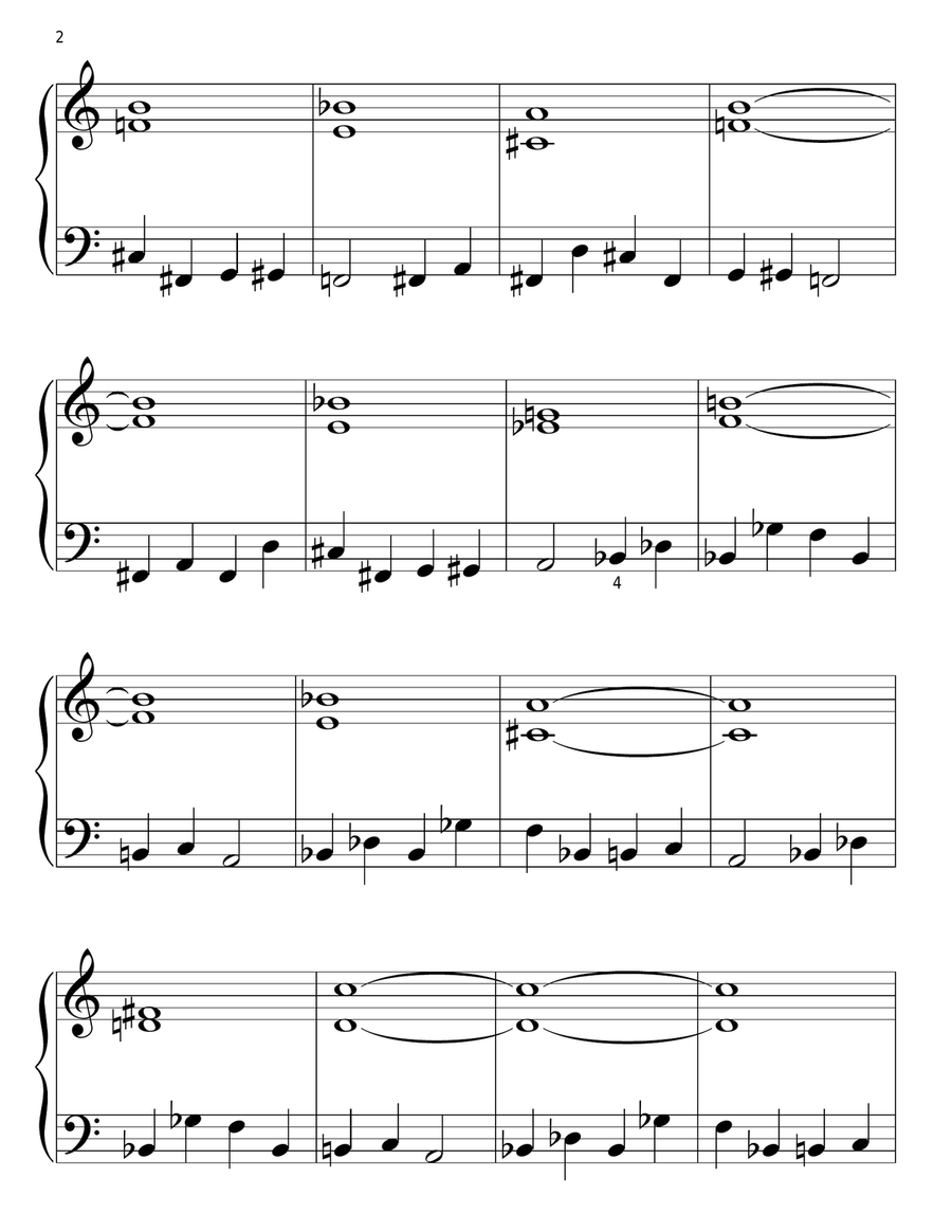 Twilight Zone Main Title Easy Piano scores gallery preview page 2