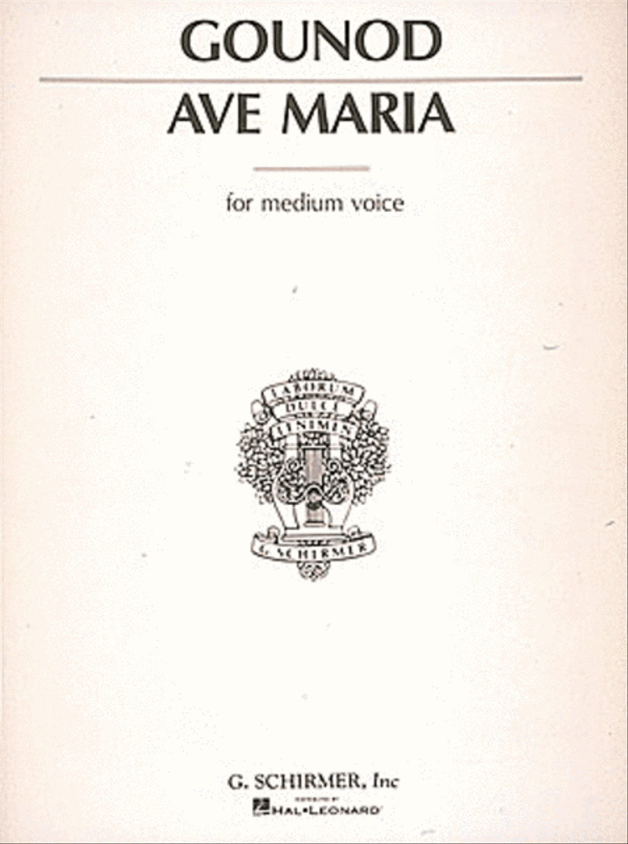Ave Maria Voice scores gallery preview page 1