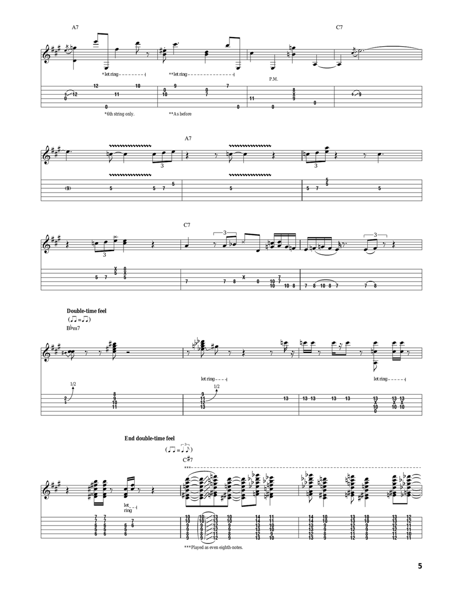 Extrapolation Acoustic Guitar scores gallery preview page 5