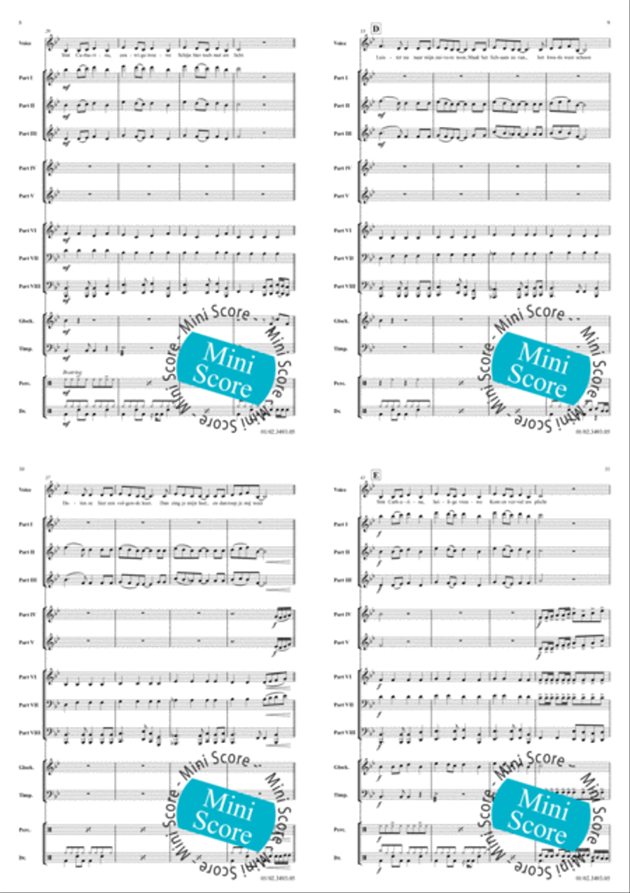 Catharines Song Catharines Song Brass Band scores gallery preview page 5