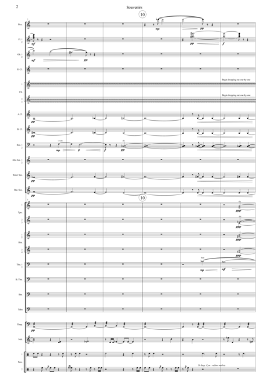 Souvenirs Souvenirs Concert Band scores gallery preview page 6