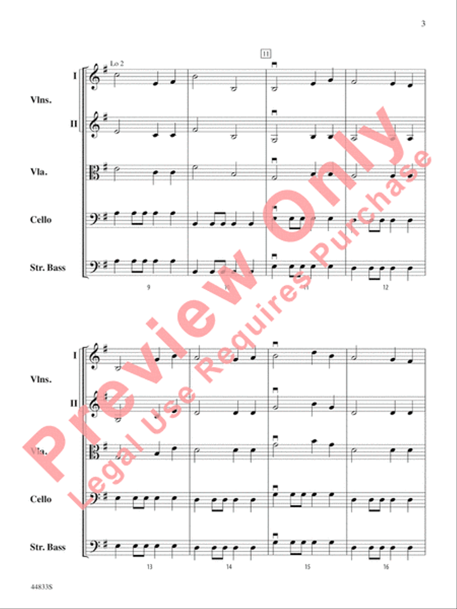 Our Heroes String Orchestra scores gallery preview page 4