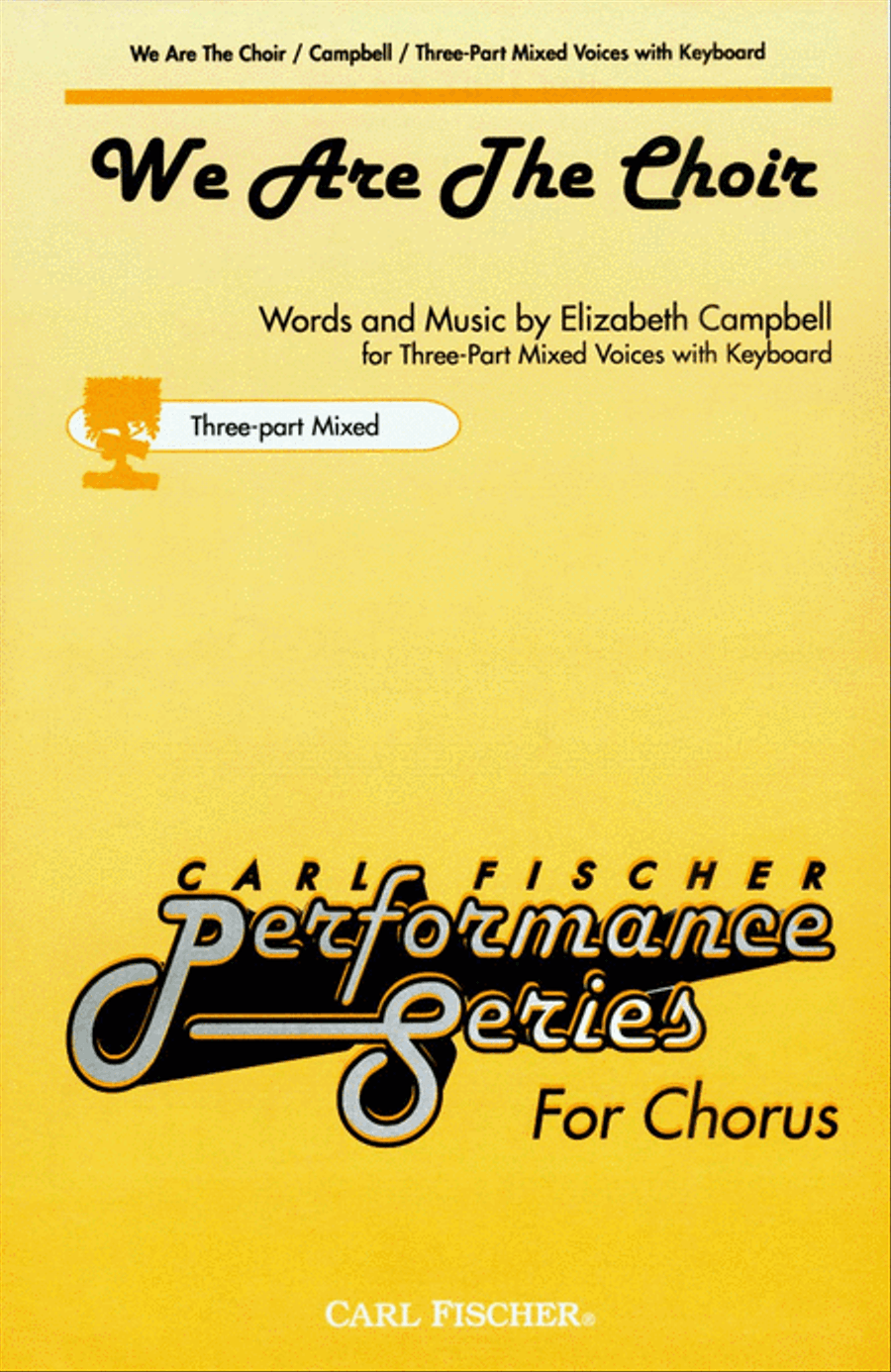 We Are The Choir 3-Part scores gallery preview page 1
