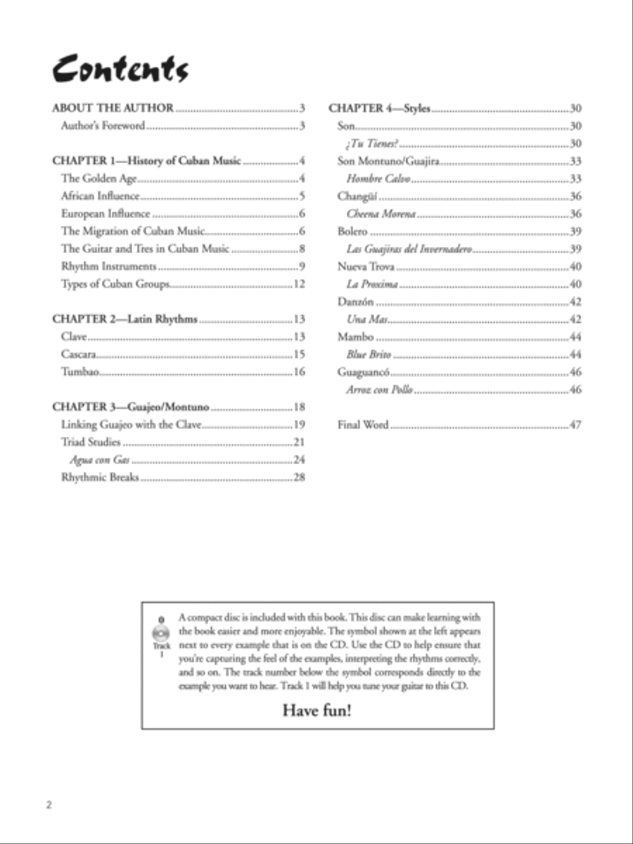 Guitar Atlas Cuba Guitar Atlas Cuba Guitar scores gallery preview page 4