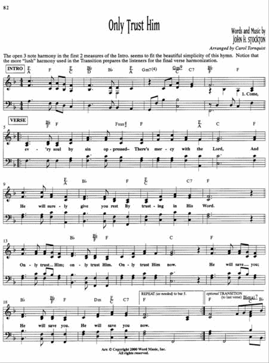 Hymns Re-Harmonized - Piano Folio Piano, Vocal, Guitar scores gallery preview page 2